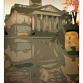 Abstract Lancaster Town Hall Reflection by Joe Tamassy