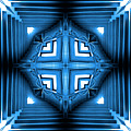 Abstract Stairs 6 in Blue Photograph by Mike McGlothlen Abstract Stairs 6 in Blue Photograph by Mike McGlothlen