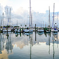 Across the Marina Photograph by Christopher Rice Across the Marina Photograph by Christopher Rice