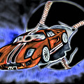 Actual Sports Car Abstract Digital Art by Ronald Mills Actual Sports Car Abstract Digital Art by Ronald Mills