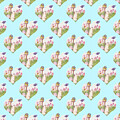 Adoraable Bunny Heart Pattern by Judith Cheng