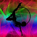 Aerial Acrobat Mixed Media by Nancy Ayanna Wyatt Aerial Acrobat Mixed Media by Nancy Ayanna Wyatt