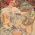 Affiche gaufrettes vanille - Alfons MUCHA by Samuel HUYNH
