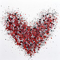 Alizarin Crimson Heart Painting by Amanda Dagg Alizarin Crimson Heart Painting by Amanda Dagg