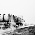 All Weather Trucker Bw Photograph by Theresa Tahara All Weather Trucker Bw Photograph by Theresa Tahara