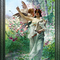 Allegory Of Music by Paul Francois Quinsac Classical Art Old Masters Reproduction Painting by Rolando Burbon Allegory Of Music by Paul Francois Quinsac Classical Art Old Masters Reproduction Painting by Rolando Burbon