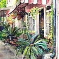 Alley Cats Painting by Merana Cadorette Alley Cats Painting by Merana Cadorette