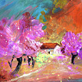 Almond Trees In Spain 2022 Painting by Miki De Goodaboom Almond Trees In Spain 2022 Painting by Miki De Goodaboom