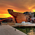 Almost a Galleon - Sebenico Croatia Photograph by Paolo Signorini Almost a Galleon - Sebenico Croatia Photograph by Paolo Signorini
