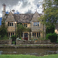 Along the Water in Bourton Photograph by Brian Watt Along the Water in Bourton Photograph by Brian Watt
