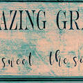 Amazing Grace, Blue Tones Version Photograph by Marcy Wielfaert Amazing Grace, Blue Tones Version Photograph by Marcy Wielfaert