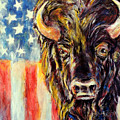 American Buffalo Painting by John Bohn American Buffalo Painting by John Bohn