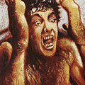 An American Werewolf in London - David Naughton Painting by Sv Bell An American Werewolf in London - David Naughton Painting by Sv Bell