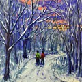 An evening stroll by Daniel W Green