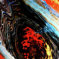 Anaconda Fire Painting by Anna Adams Anaconda Fire Painting by Anna Adams