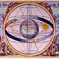 Andreas Cellarius -Schenk and Valk - Scenographia Systematis Mundani Ptolemaici - 1708 by Vintage Map