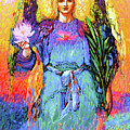 Angel Love Painting by Jane Small Angel Love Painting by Jane Small