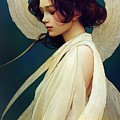 Angel Digital Art by Nickleen Mosher Angel Digital Art by Nickleen Mosher