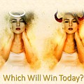 Angel or Devilish Mixed Media by Nancy Ayanna Wyatt Angel or Devilish Mixed Media by Nancy Ayanna Wyatt