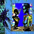 Angelicus AI and  the Woman in the Mirror Number 1 by Aberjhani