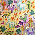 Animalitos Painting by Cyndie Katz Animalitos Painting by Cyndie Katz