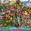 Animals of Planet Earth Digital Art by Kevin Middleton Animals of Planet Earth Digital Art by Kevin Middleton