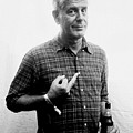 Anthony Bourdain middle finger and drinking beer Mixed Media by Premium Artman Anthony Bourdain middle finger and drinking beer Mixed Media by Premium Artman