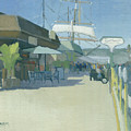 Anthony's Fish Grotto - Downtown, San Diego, California Painting by Paul Strahm Anthony's Fish Grotto - Downtown, San Diego, California Painting by Paul Strahm