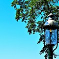 Antique Gas Lampost on a Summer Day Photograph by Linda Stern Antique Gas Lampost on a Summer Day Photograph by Linda Stern