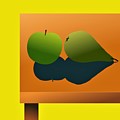 Apple and Pear Digital Art by Fatline Graphic Art Apple and Pear Digital Art by Fatline Graphic Art