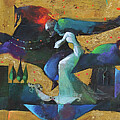 Arab Legend Painting by Elhamy Naguib