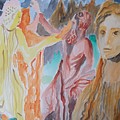Archcaic Hellenistic Beauty Painting by Enrico Garff Archcaic Hellenistic Beauty Painting by Enrico Garff