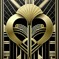 Art Deco Wall Design 3 by Chuck Staley