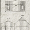 Timber Frame Residential Houses 1858 Art Print by PrintsAntiquA