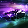Art - The Awesome Mercedes Digital Art by Matthias Zegveld Art - The Awesome Mercedes Digital Art by Matthias Zegveld
