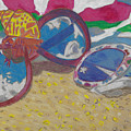 At the Beach Sunglasses Lying on the Sand with a Hermit Crab and Beach Towel Drawing by Ali Baucom At the Beach Sunglasses Lying on the Sand with a Hermit Crab and Beach Towel Drawing by Ali Baucom