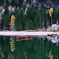 At the lake of Braies by Elias Pentikis