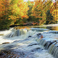 Painting of Autumn at the Cascades Photograph by Robert Carter Painting of Autumn at the Cascades Photograph by Robert Carter