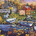 Autumn Blessings Painting by Diane Phalen Autumn Blessings Painting by Diane Phalen