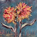 Autumn Feathered Petals Painting by Katt Yanda Autumn Feathered Petals Painting by Katt Yanda