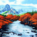 Autumn In The Mountains by John Lautermilch