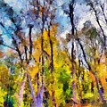 Autumn in the Park Mixed Media by Christopher Reed Autumn in the Park Mixed Media by Christopher Reed