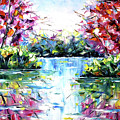 Autumnal Lake Painting by Mirek Kuzniar Autumnal Lake Painting by Mirek Kuzniar