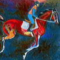 Backstretch Thoroughbred 008 Digital Art by Stacey Mayer Backstretch Thoroughbred 008 Digital Art by Stacey Mayer