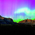Badlands National Park Northern Lights Photograph by Dan Sproul