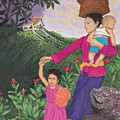 Balancing Act Painting by Sheilah Renaud Balancing Act Painting by Sheilah Renaud