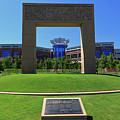 Ballantyne Village with Monument by Jill Lang