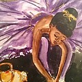 Ballerina Girl Painting by Angie ONeal Ballerina Girl Painting by Angie ONeal