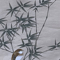 Bamboo and  bird by HuiZhen Zhang