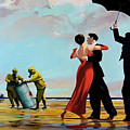 BANKSY Nuclear Waste Ballroom Crude Oil by My Banksy